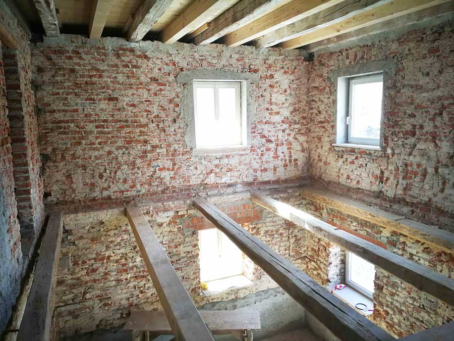 Sanierung Altstadthaus denkmalgeschützt Baujahr ca. 1910 in Friedberg