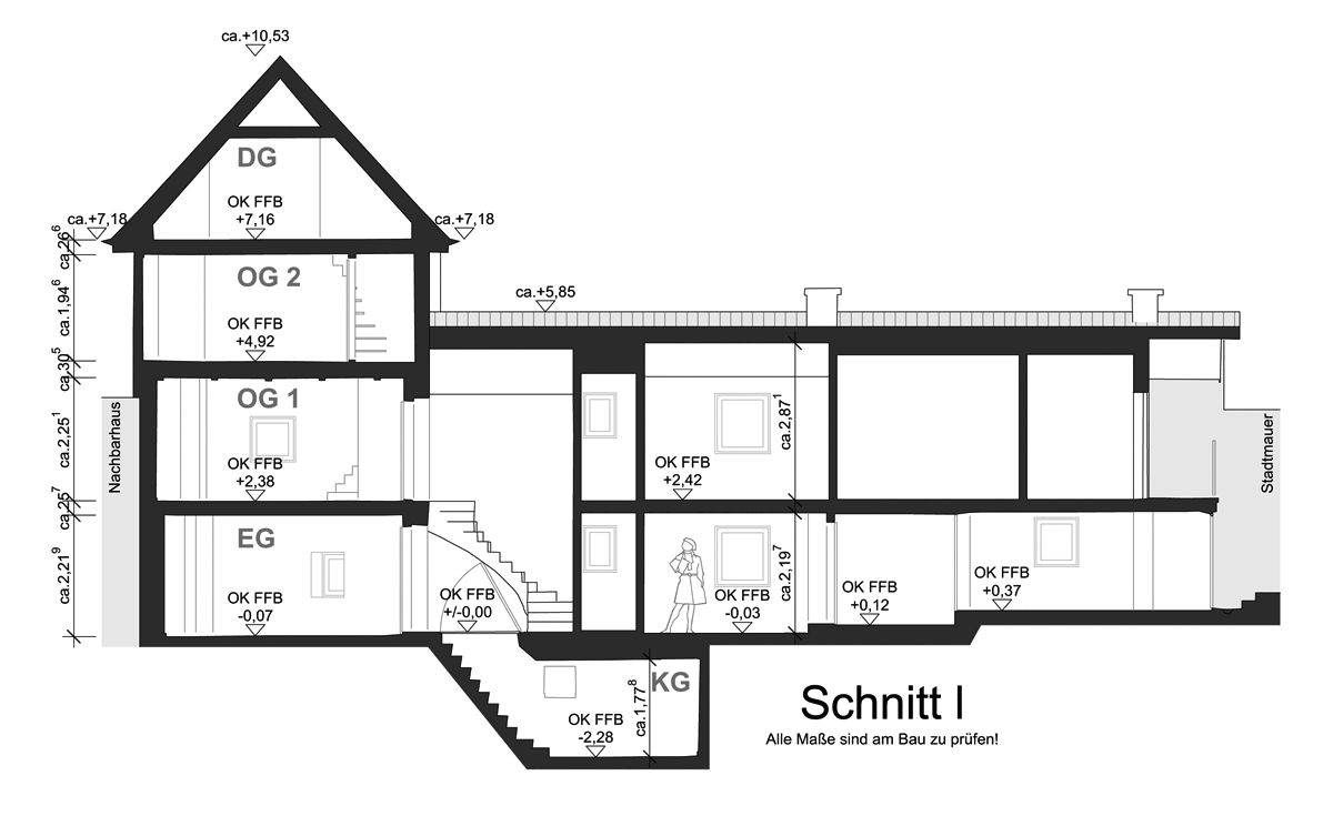 Sanierung Wachturm denkmalgeschützt in Friedberg 2021