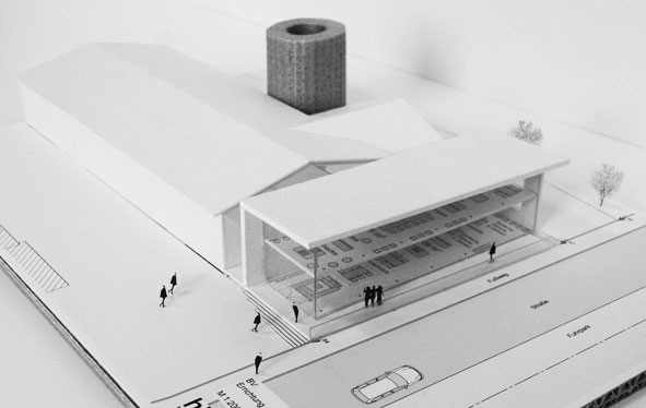 hicker friedberg gewerbebau anbau ausstellung büro