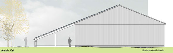 hicker friedberg gewerbebau anbau ausstellung büro