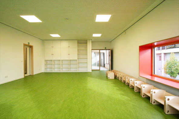 Neubau Evangelischer Kindergarten Friedberg Bay / Hicker Architekten 2014