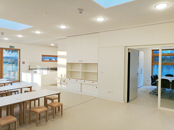 Kindergarten Ottmaring - Anbau Personalraum und Mensa mit Küche 2016