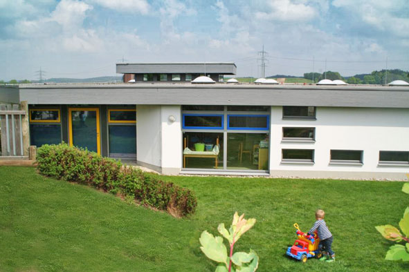 Kindergarten Ottmaring - Anbau Personalraum und Mensa mit Küche 2016