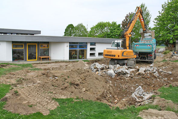 Kindergarten Ottmaring - Anbau Personalraum und Mensa mit Küche 2016