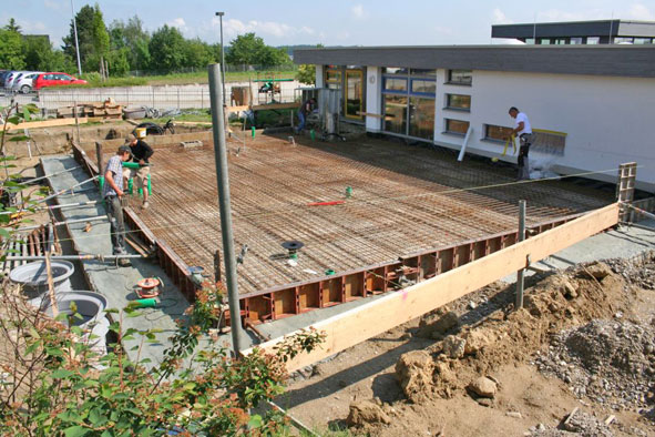 Kindergarten Ottmaring - Anbau Personalraum und Mensa mit Küche 2016