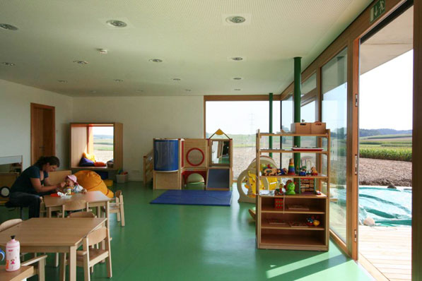 hicker architekten Kindergarten Anbau Ottmaring 2008