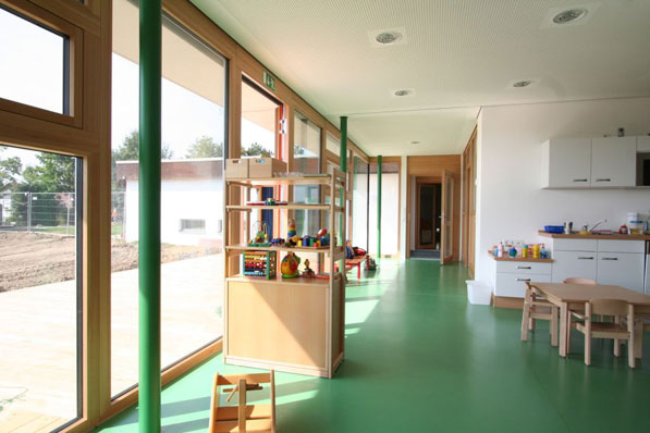 hicker architekten Kindergarten Anbau Ottmaring 2008