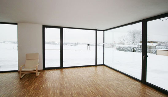 hicker architekten friedberg - Neubau Einfamilienhaus: Innenansichten