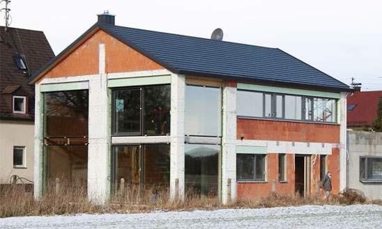 hicker architekten friedberg - Neubau Einfamilienhaus mit 3-fach Garage, Pool, Atelier