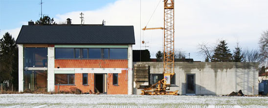 hicker architekten friedberg - Neubau Einfamilienhaus mit 3-fach Garage, Pool, Atelier