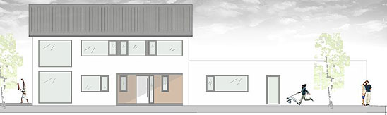 hicker architekten friedberg - Neubau Einfamilienhaus mit 3-fach Garage, Pool, Atelier