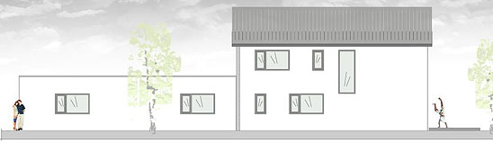 hicker architekten friedberg - Neubau Einfamilienhaus mit 3-fach Garage, Pool, Atelier