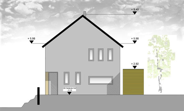 hicker architekten friedberg : wohnbau neubau hausbau 2009