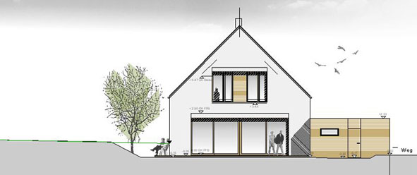 hicker architekten friedberg : wohnbau neubau hausbau 2009