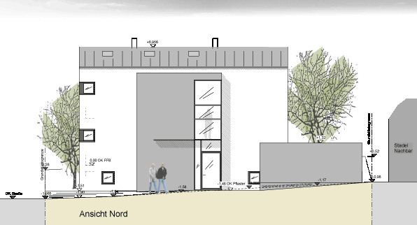 hicker architekten friedberg - Neubau Einfamilienhaus mit 3-fach Garage, Pool, Atelier