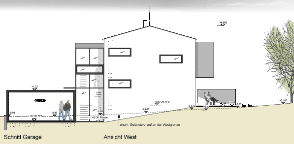 hicker architekten friedberg - Neubau Einfamilienhaus mit 3-fach Garage, Pool, Atelier