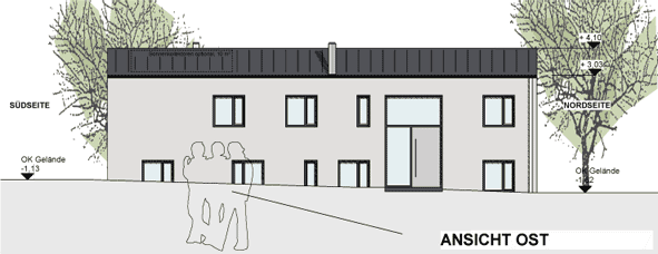 hicker architekten friedberg - Neubau Einfamilienhaus mit 3-fach Garage, Pool, Atelier