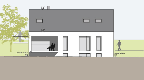 Haus am Hang _ Neubau EFH 2013, Harthausen - hicker architekten Friedberg