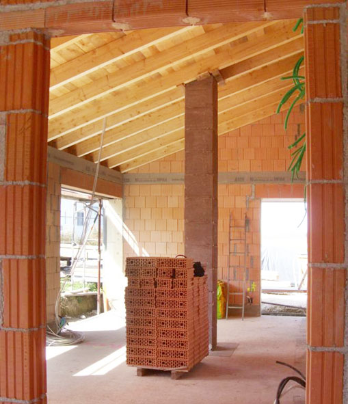 Baufortschritt Neubau 2015 - 2 Generationen auf einem Grundstück