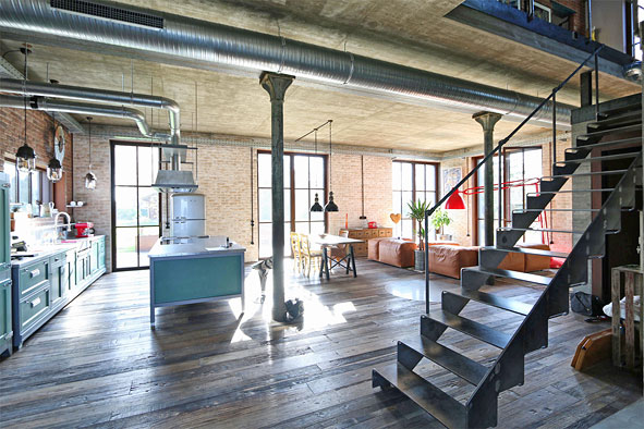 Haus U Derching - Lofthouse mit authentischen Materialien