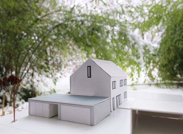 Neubau eine EFH mit Doppelgarage in Horgau