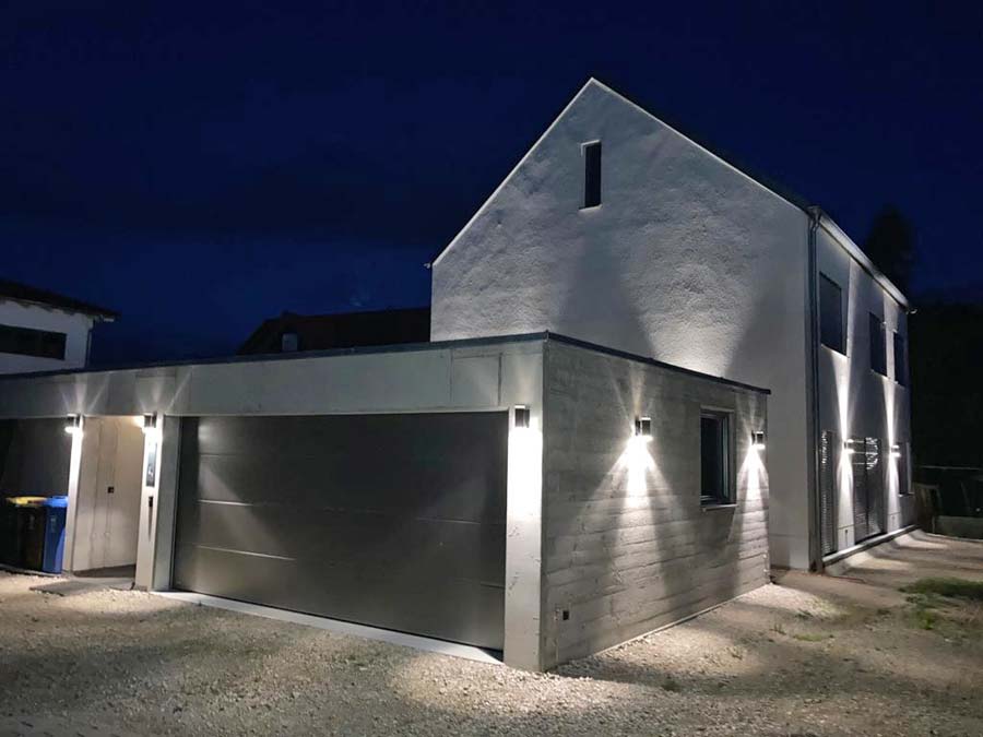 Neubau eines EFH mit Doppelgarage in Alsmoos 2020