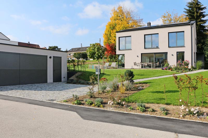 Hicker Architekten Neubau 2021 in Ottmaring nach Fertigstellung