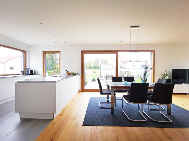 Hicker Architekten Neubau 2021 in Ottmaring nach Fertigstellung