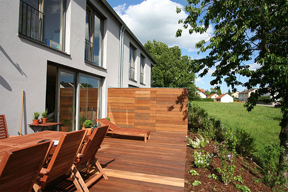 hicker architekten : Neubau Doppelhaus KfW 60