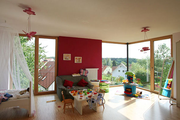 hicker architekten : Neubau Doppelhaus KfW 60