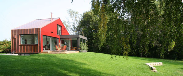 hicker architekten friedberg : hausbau / Exklusives Wochenendhaus am Friedberger Baggersee