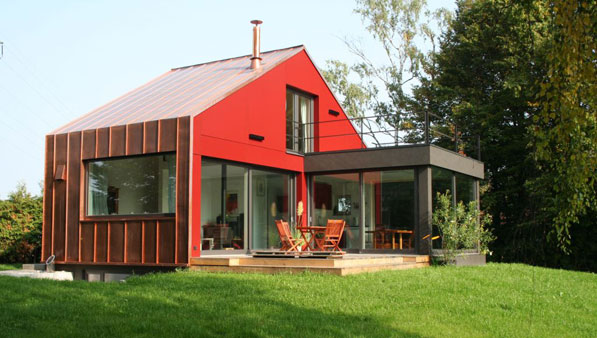 hicker architekten friedberg : hausbau / Exklusives Wochenendhaus am Friedberger Baggersee