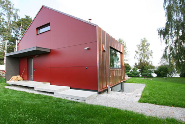 hicker architekten friedberg : hausbau / Exklusives Wochenendhaus am Friedberger Baggersee