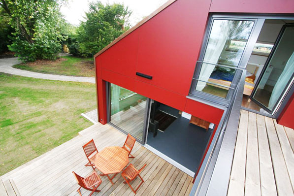 hicker architekten friedberg : hausbau / Exklusives Wochenendhaus am Friedberger Baggersee