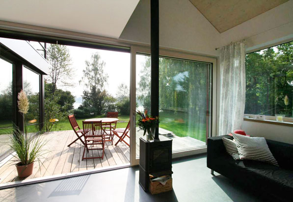 hicker architekten friedberg : hausbau / Exklusives Wochenendhaus am Friedberger Baggersee