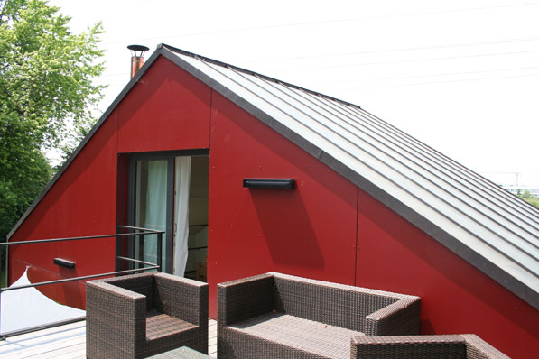 hicker architekten friedberg : hausbau / Exklusives Wochenendhaus am Friedberger Baggersee