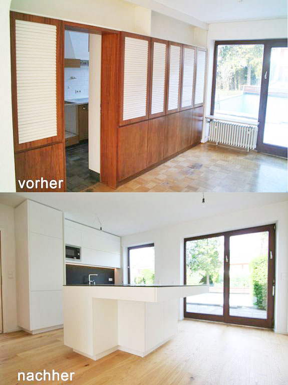 Umbau einer Doppelhaushälfte in Hochzoll 2015 - hicker architekten Friedberg