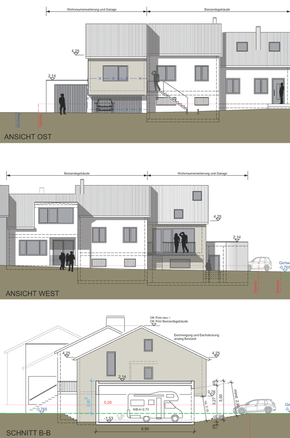 Teilabbruch und Erweiterung eines Wohnhauses in Friedberg 2017 - hicker architekten Friedberg