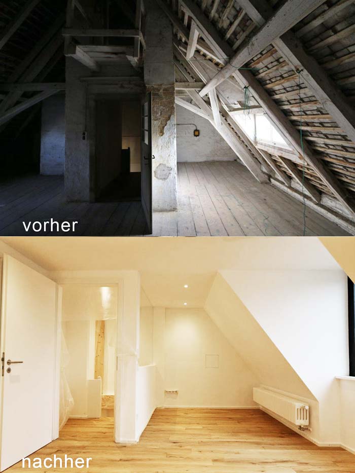 Umbau Reihenmittelhaus 2020 / vorher/nachher - hicker architekten Friedberg