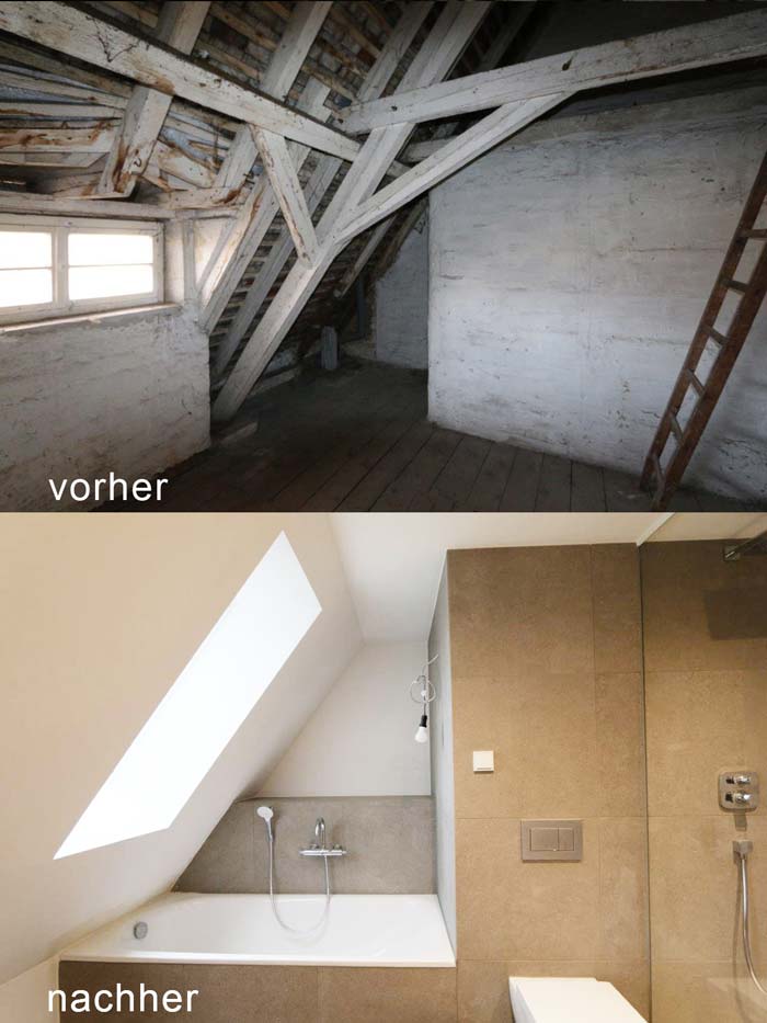 Umbau Reihenmittelhaus 2020 / vorher/nachher - hicker architekten Friedberg