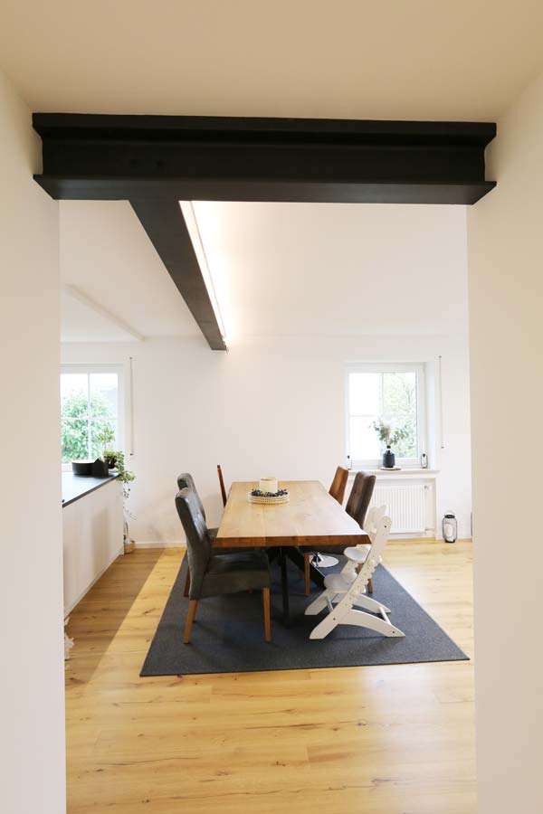 Umbau Zweifamilienhaus 2021 in Obergriesbach - hicker architekten