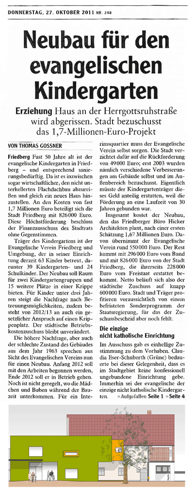 Hicker architekten Presse Edition Schwaben