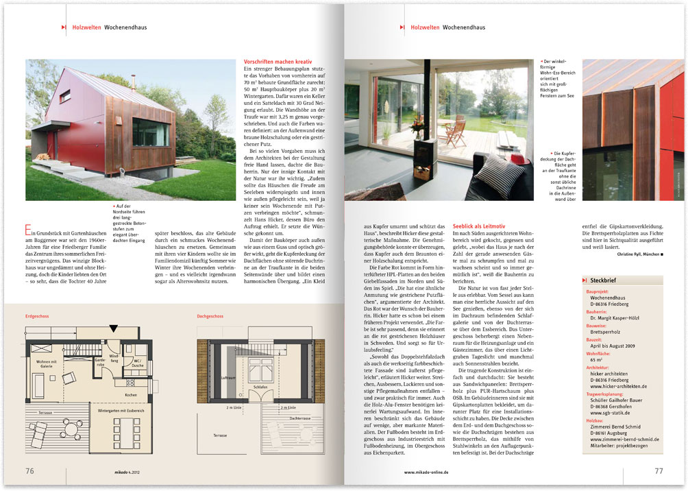 Hicker architekten Presse a3kultur 03/2012