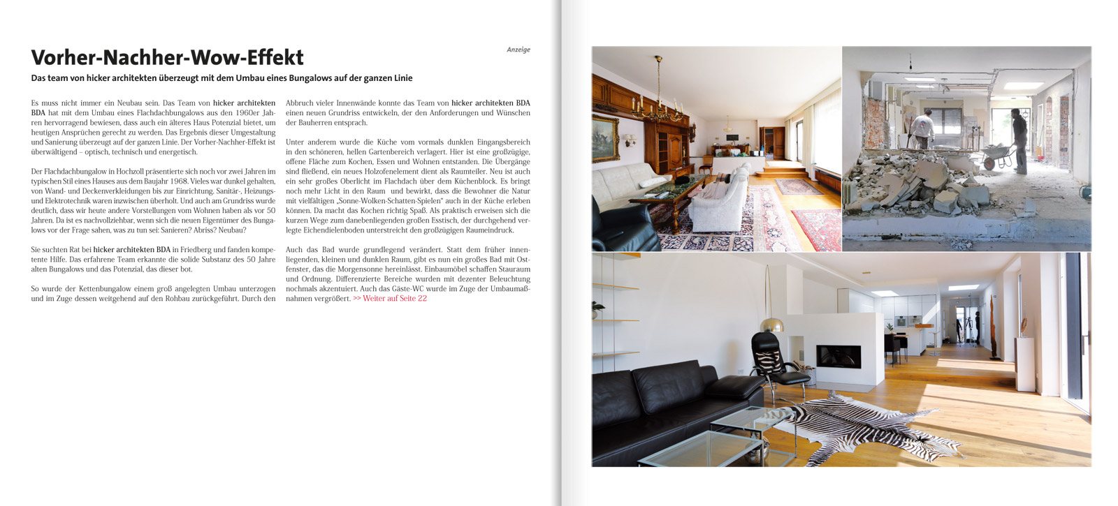 Hicker architekten Presse Zeitungsartikel 2019 myHeimat: Vorher-Nachher-Wow-Effekt