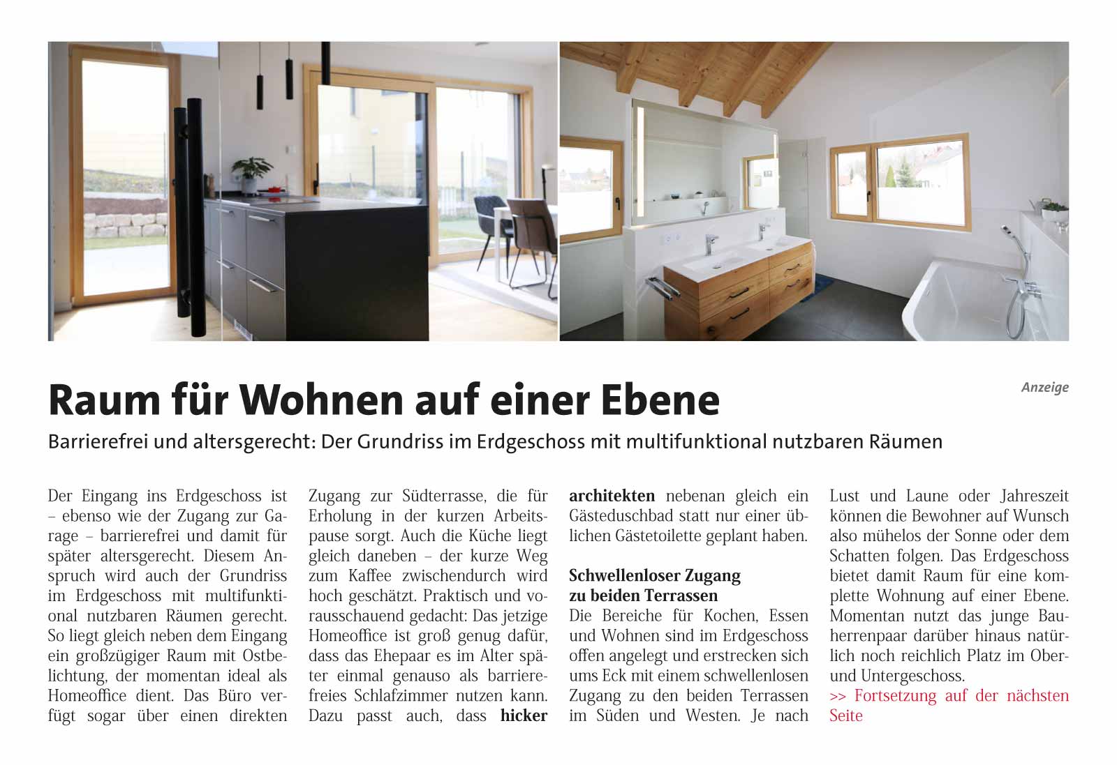 Hicker architekten - Haus T in der März-Ausgabe 2024 vom myHeimat Magazin Friedberg